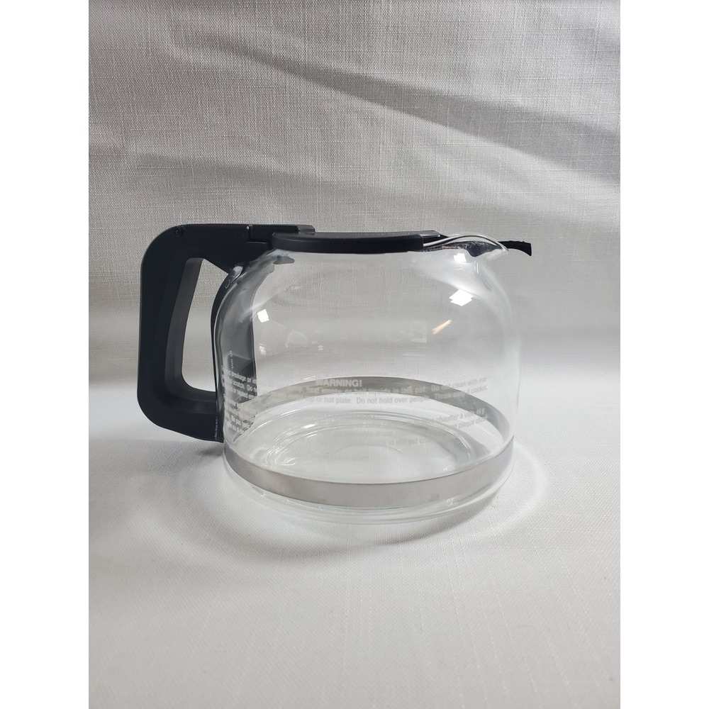 BUNN‎ 10 Cup Glass Coffee Carafe Replacement Pot Black Handle Germany Made